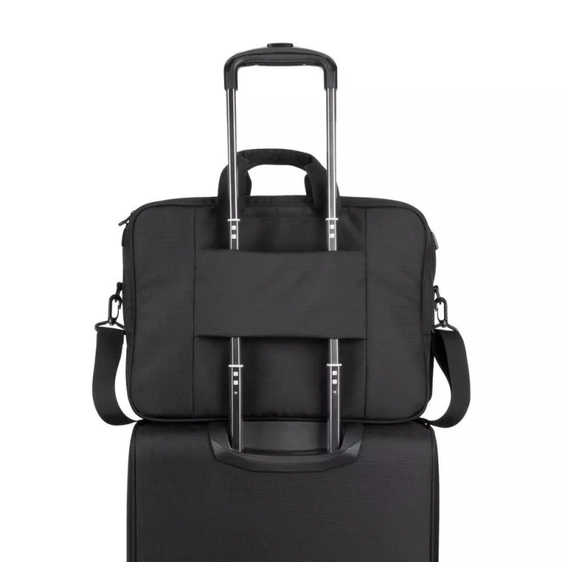 Toploader kott Rivacase 8432 sülearvuti ümbris 39,6 cm (15,6 tolli) Must