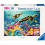 Pusle Ravensburger Blue Underwater World 1000 tk, täiskasvanu/noore, standardformaat