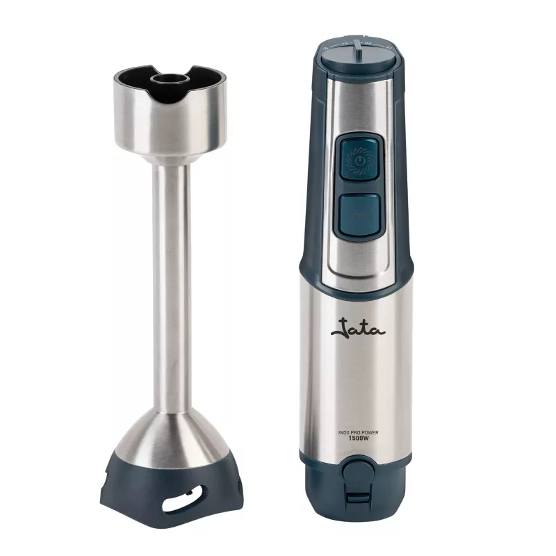 Sukelmikser Jata JEBT1854 — 1500 W, kuni 14 500 p/min, roostevabast terasest terad, tumesinine