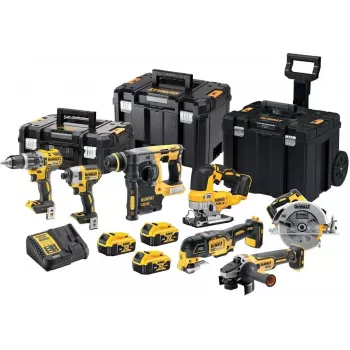 Juhtmeta tööriistakomplekt DeWalt DCK755P3T — 14-osaline komplekt koos liitium-ioon akudega