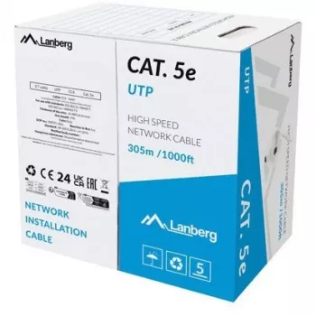 Lanberg LCU5-15CC-0305-S võrgukaabel hall 305 m Cat.5/Cat.5e U/UTP (UTP)
