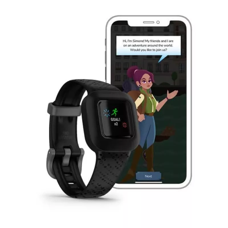 Garmin Vivofit Jr. 3 MIP randmekell aktiivsusjälgija 1,4 cm (0,55 tolli) Must