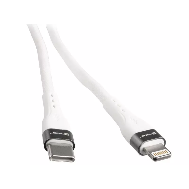 Kaabel Type C - Lightning 1m Valge