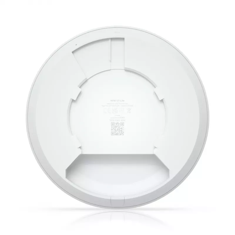 Traadita pääsupunkt UBIQUITI U7 Lite — kaheribaline 2,4/5 GHz, Wi‑Fi 6 (802.11ax), 4300 Mbps, PoE, lae/seinale paigaldus