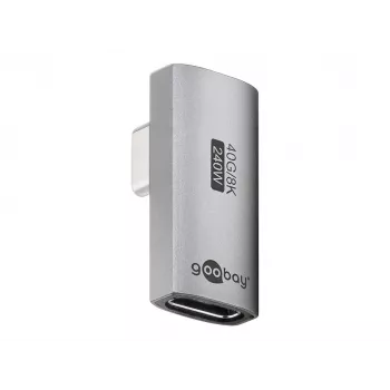 Goobay 74443 USB-C™-adapter, vertikaalselt 90° pööratud, USB4™ | Goobay