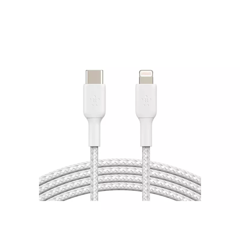 Lightning-kaabel Belkin CAA004BT2MWH 2m Valge