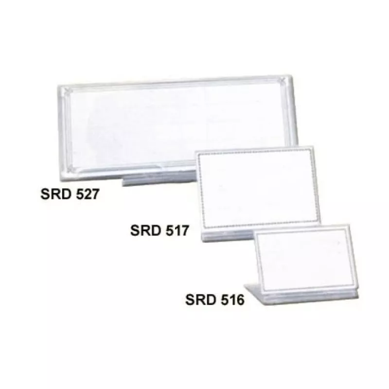 Lauakaart Nenurodyta SRD-527/EOL 200 x 80 mm — lauasilt, tühi