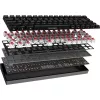 Deltaco GAM-100-DE - 65% - USB + Bluetooth - mehaaniline lüliti - QWERTZ - RGB-LED - Must