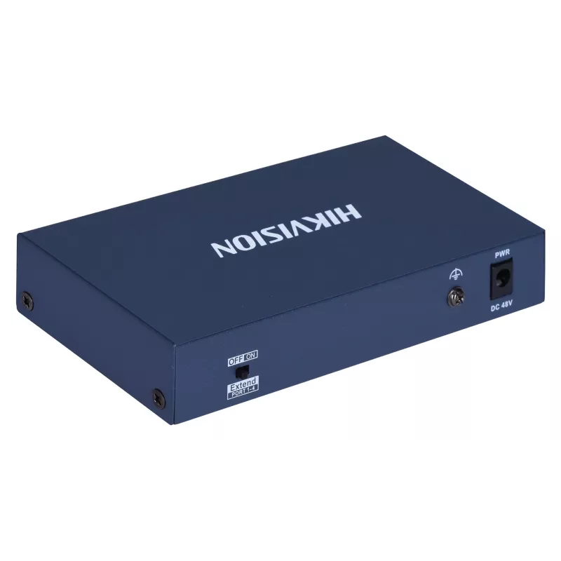 Hikvision DS-3E0106HP-E võrgulüli haldamata kiire Ethernet (10/100) PoE tugi sinine