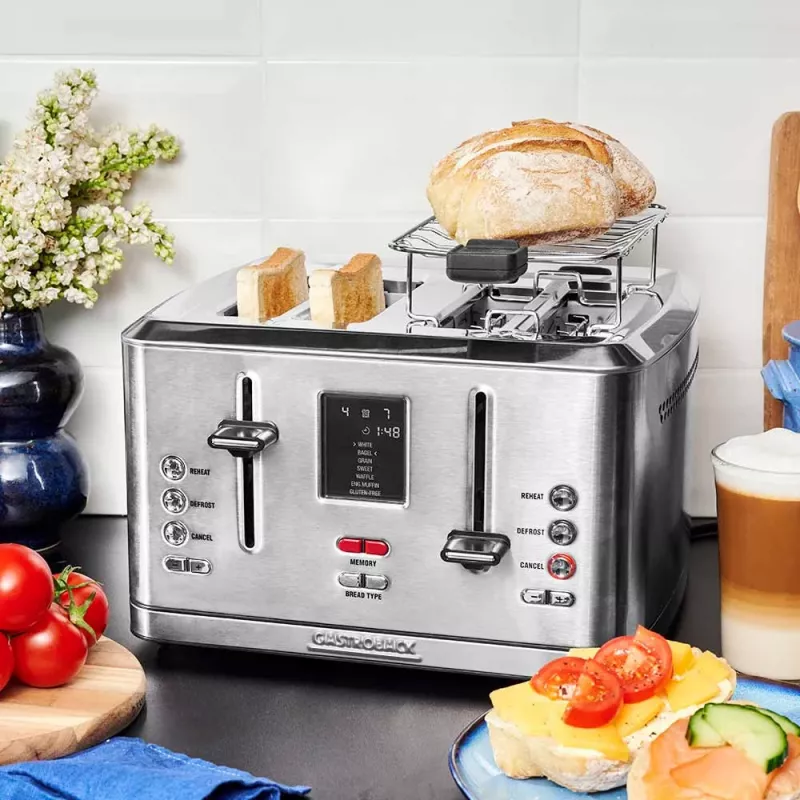 Gastroback Design Digital 4S 4 viilu 1900 W roostevaba teras