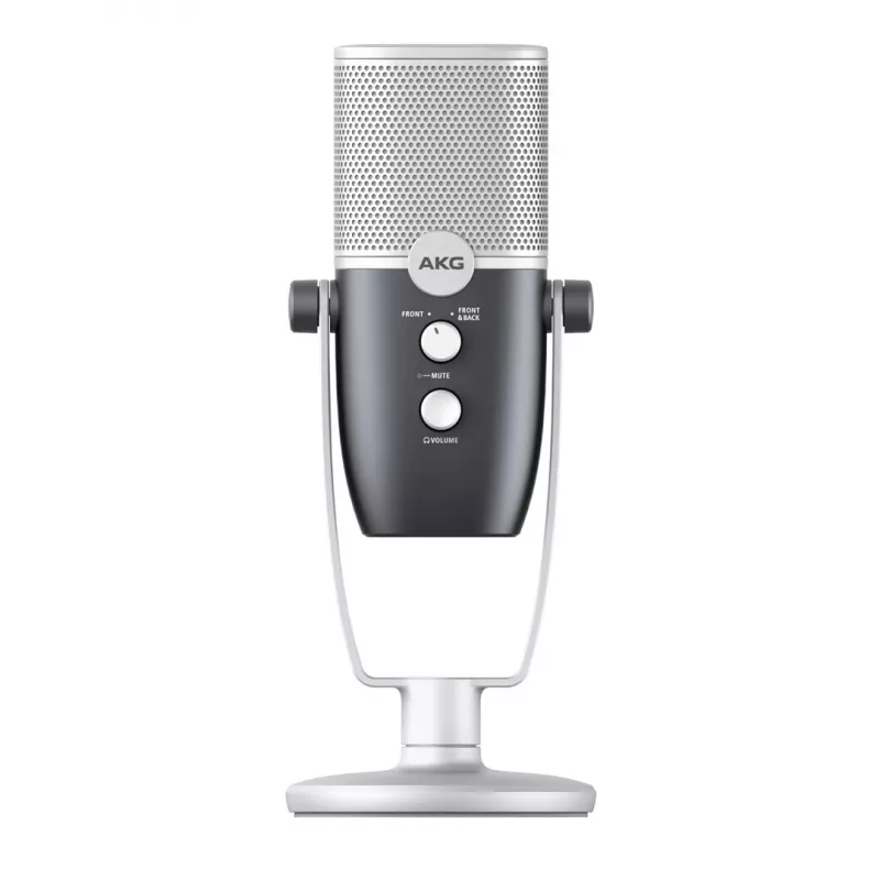 AKG Ara - professionaalne USB kondensaatormikrofon, sinakashõbedane