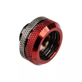 BitsPower Multi-Link adapter, sirge G1/4 inch isane 16 mm AD jäigale torule, läikiv must
