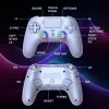 Subsonic PS5 juhtmeta LED-mängupult, valge, D-pad, Home, Options, Share