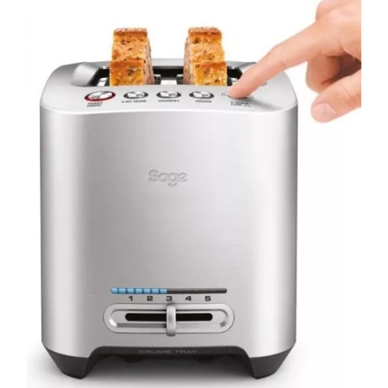 Sage the Smart Toast 5 2 viilu(s) Hõbedane