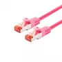 Võrgukaabel LOGON TCR66SS070M Cat6 S/FTP (S-STP) fuksia, 7 m, RJ-45—RJ-45