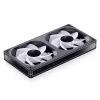 Jonsbo ZB-240BR 120mm vastupidise labaga ARGB PWM 2-tk korpuseventilaatorite komplekt - Must