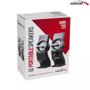 Audiocore AC805 Stereokõlarid 2.0 PC 6W Must