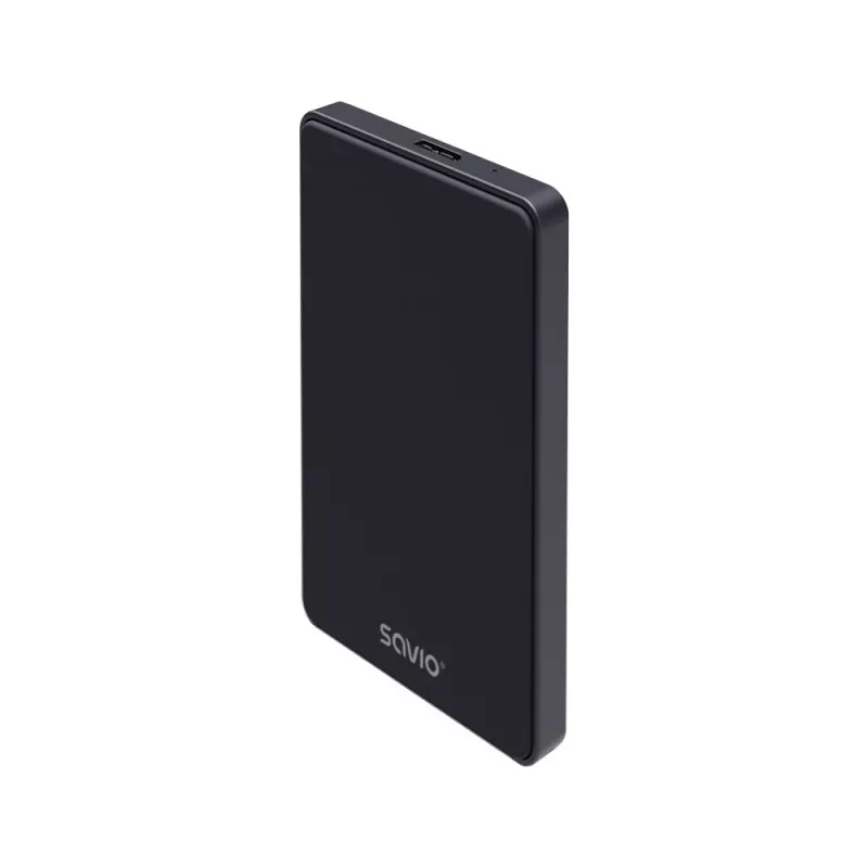 HDD/SSD korpus SAVIO AK-65 Must 2,5-tolline SATA USB 3.0 5 Gbit/s Mikro-USB
