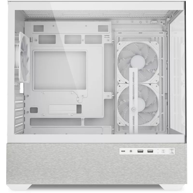 Sharkoon MK7 ARGB mATX korpus 2x klaasiga valge