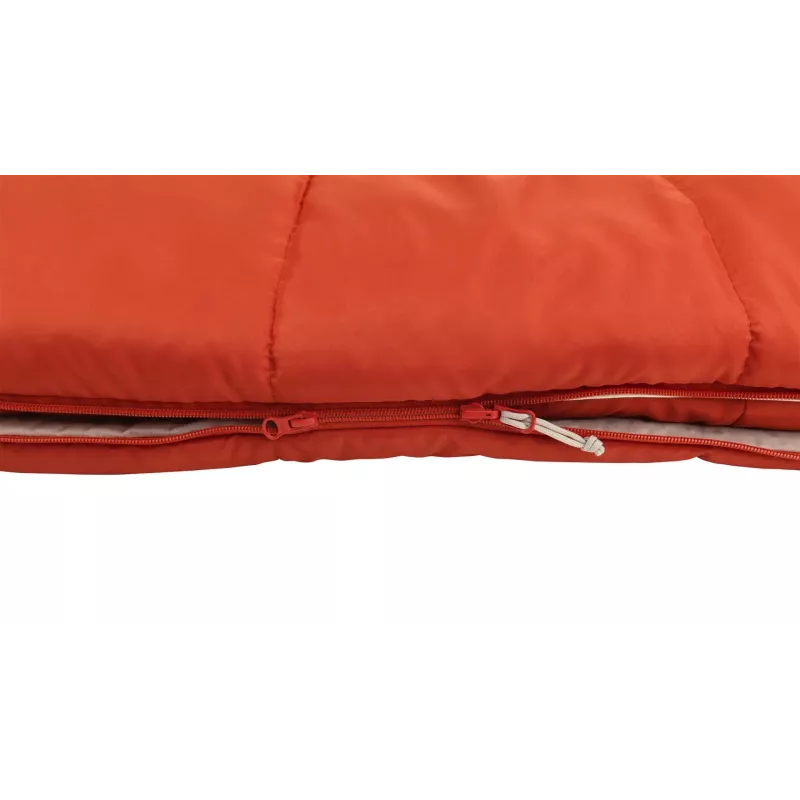 Magamiskott Outwell Contour Lux täiskasvanutele, ristkülikukujuline, polüester, 2200×850 mm, maksimaalne kasutaja pikkus 190 cm, punane