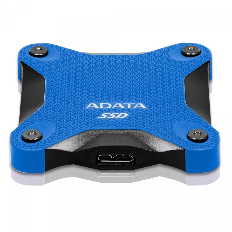 Väline SSD ADATA SD620 512 GB, USB 3.2 Gen 2 Micro-USB B, sinine, silikoonkest, põrutuskindel