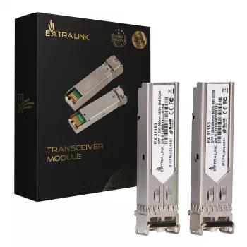 SFP-moodul Extralink 1,25 Gbps LC/UPC 850 nm 550 m multirežiim (2-pakk)