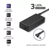 Qoltec 50090.90W toiteadapter/muundur Siseruumides Must
