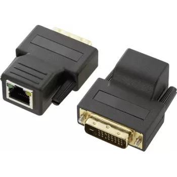 DVI pikendaja Renkforce 189872 — pikendab DVI-signaali kuni 70 m RJ45 kaabli kaudu
