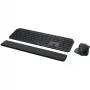 Logitech MX Keys S Combo klaviatuur, hiir kaasas, kontor, RF-juhtmevaba + Bluetooth, QWERTZ, Šveitsi, grafiit