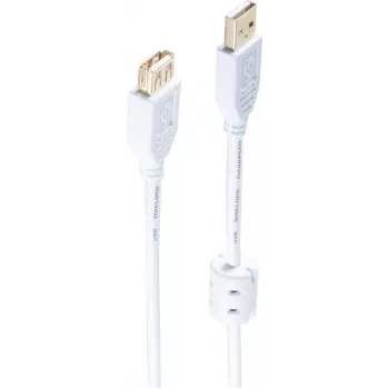shiverpeaks BS77123-WF USB-kaabel 3 m USB 2.0 USB A valge (BS77123-WF)