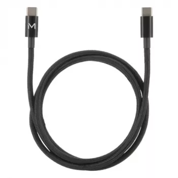 Kaabel - USB C / USB C - 2M 100W - Pehme kott