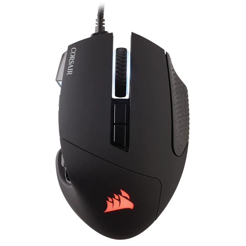 Corsair mängurihiir Scimitar RGB Elite optiline juhtmega 17 klahvi 18000 dpi must