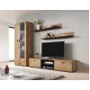 Cama set of two shelves 125cm SOHO lefkas oak/Must