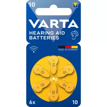 Ühekordne patarei Varta 10 PR70 tsink-õhk 3,5 mm kõrgus 5,8 mm läbimõõt