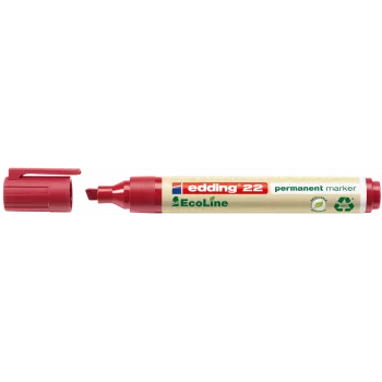 Püsimarker Edding 22 EcoLine peitelots punane
