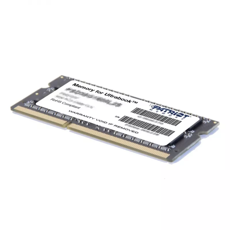 Sülearvuti mälu PATRIOT 8GB DDR3 1600MHz 204-kontaktiga SO-DIMM 1,35V