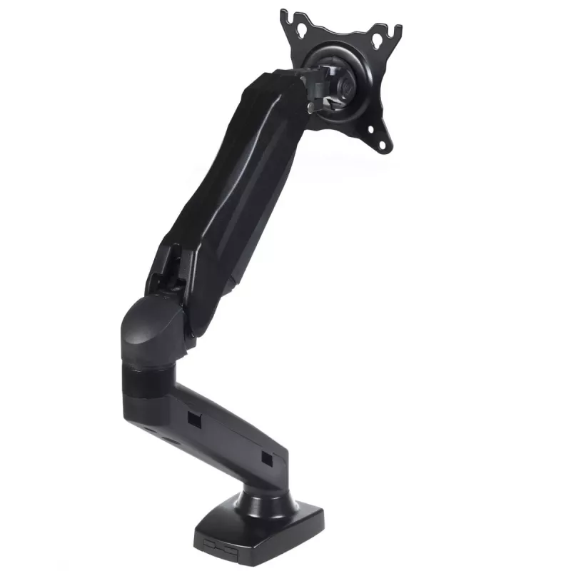 Monitor mount MACLEAN MC-860 desk mount for 27 inch (68.6 cm) screens, VESA 75x75–100x100, max load 8 kg, Must