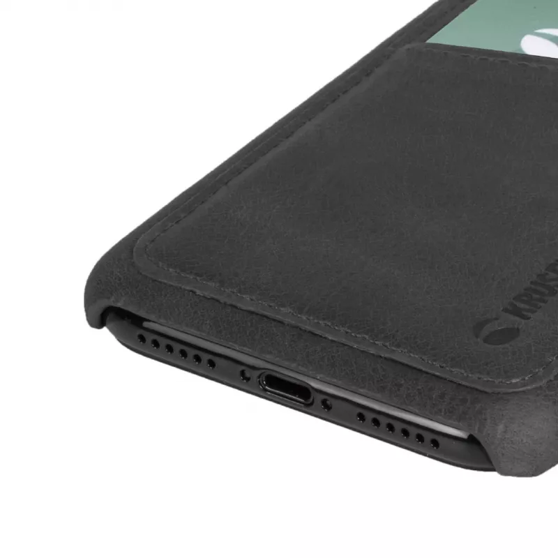 Krusell Sunne 2 kaardikate iPhone XS Max jaoks, must