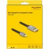 Delock - DisplayPort-kaabel - Mini DisplayPort (M) DisplayPort (M) - DisplayPort 1,4 - 3,0 m - Toetab 8K 60 Hz - Must, Hall (81093)