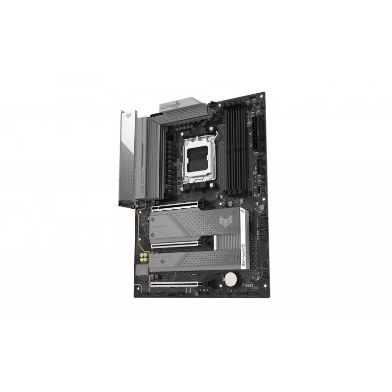 Emaplaat Sapphire NITRO+ B850A WIFI 7 AMD B850 Sokkel AM5 micro ATX, DDR5, 4 DIMM, 256GB, Wi‑Fi 7, 2.5GbE