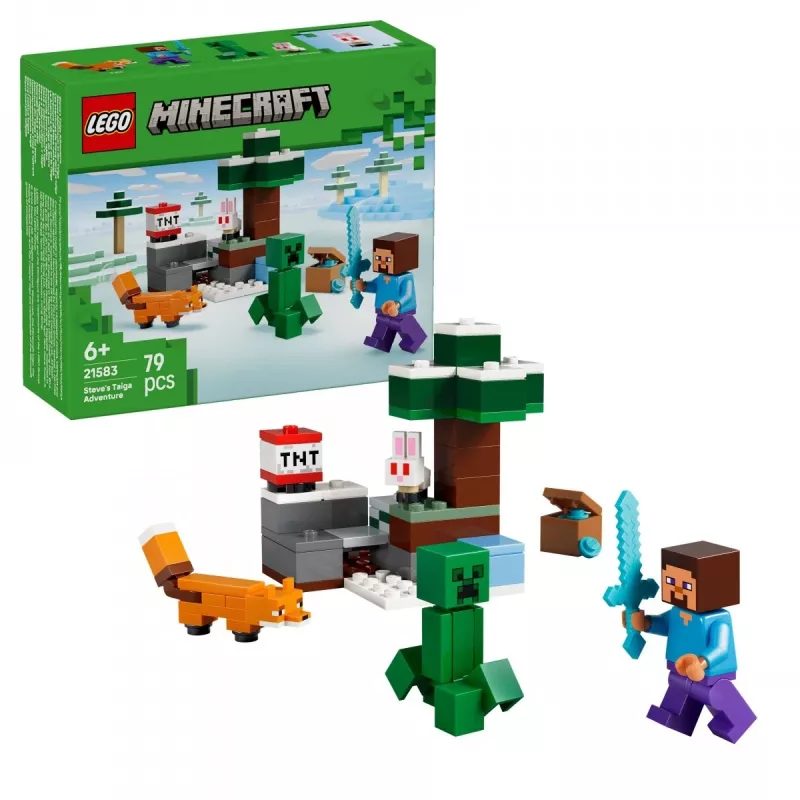 LEGO MINECRAFT 21583 Steve'i Taiga seiklus