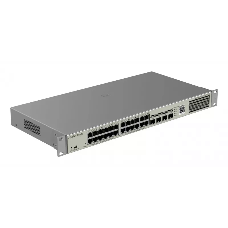 Ruijie Networks RG-NBS3100-24GT4SFP-P-V2 võrgulüliti hallatav L2 Gigabit Ethernet (10/100/1000) Power over Ethernet (PoE) metallist