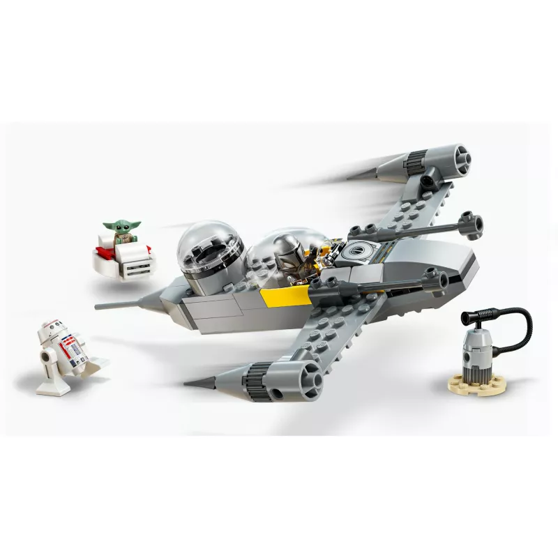 LEGO Star Wars komplekt 75410 N-1 tähelennuki mudel 92 tk, minifiguurid Mando ja Grogu