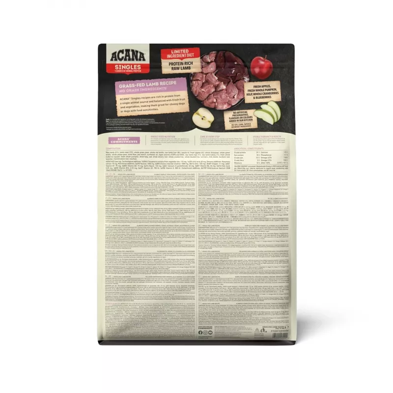 ACANA Singles Grass-Fed Lamb - kuiv koeratoit - 2kg