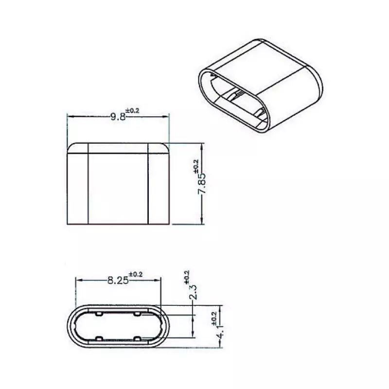 Pistikupesa turvakate DeLOCK 64008 USB USB-C Must