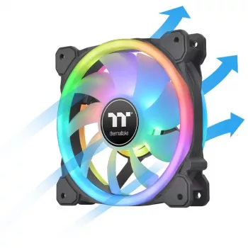 Thermaltake SWAFAN 14 RGB ventilaator, 14 cm, must, 500–2000 RPM