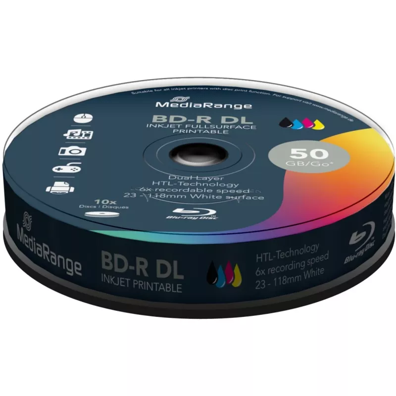 BD-R MediaRange MR509 50GB 10 tk
