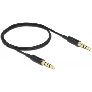 Helikaabel DeLOCK 66075 0,5 m 3,5 mm Must