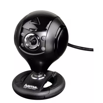 Hama 00053950 veebikaamera 1,3 MP 1280 x 1024 pikslit USB 2.0 Must