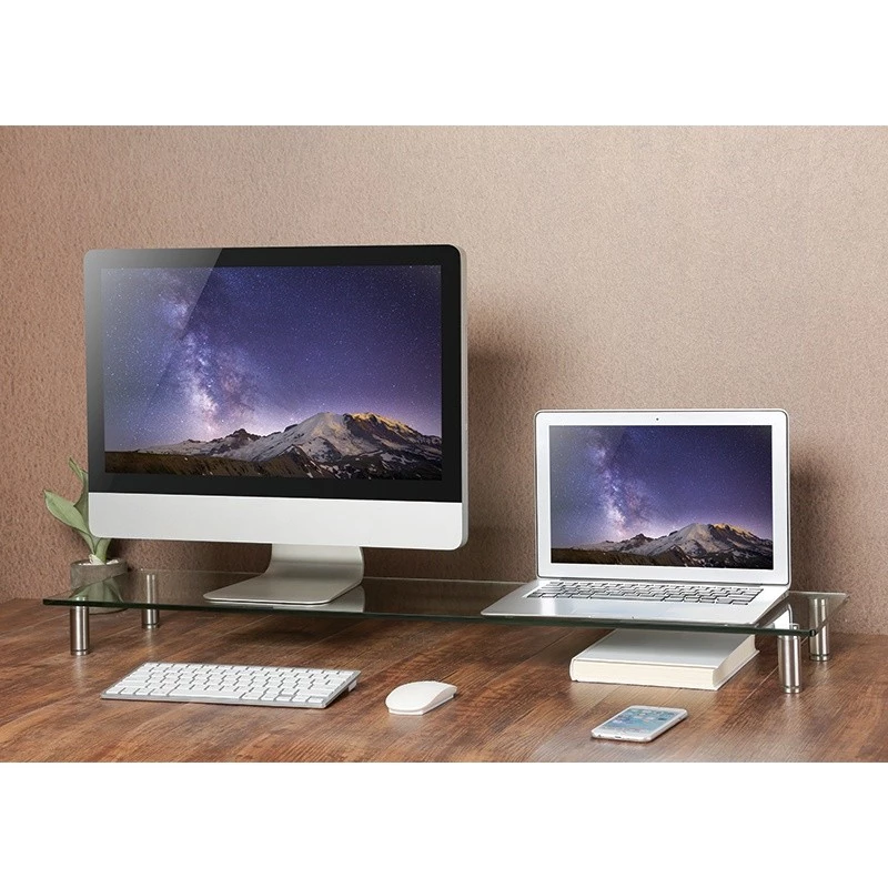 Monitori alus klaasist pealispinnaga 1000mm pikk